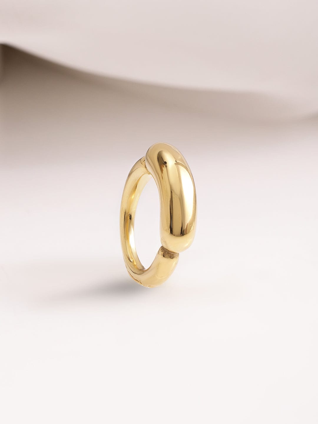 18KT Gold Plated Stainles Steel  Tarnish Free Waterproof Demi-Fine Finger Ring Ring