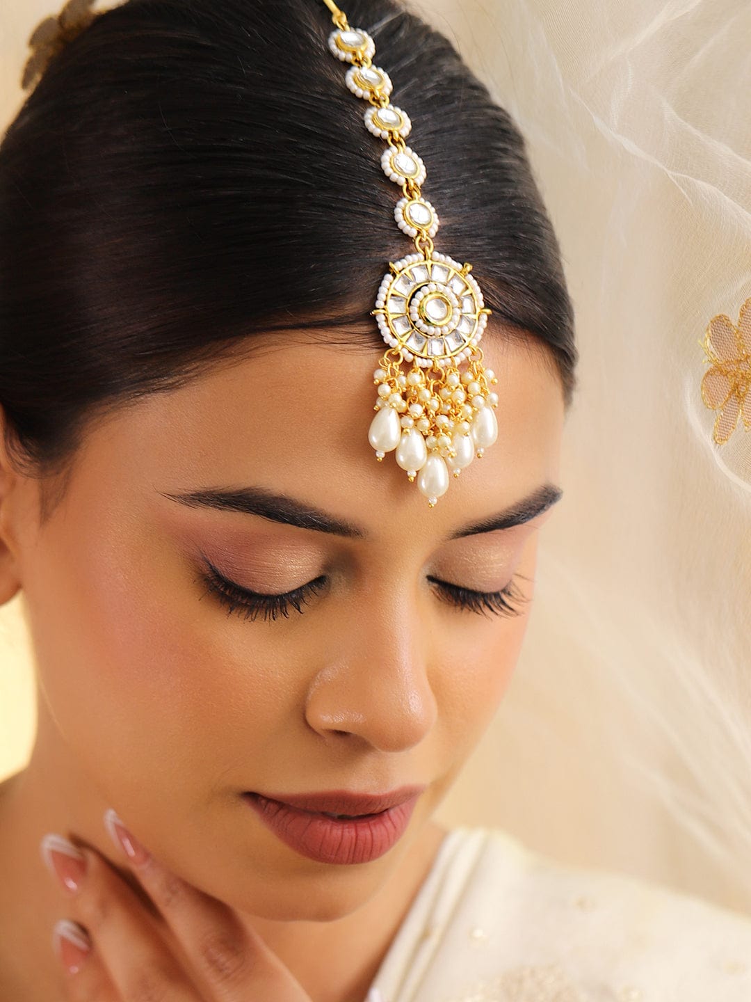 pearl tikka headpiece