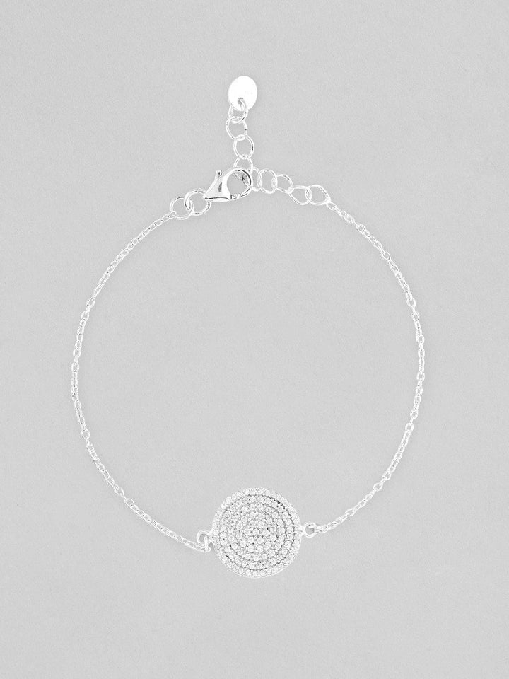 Rubans 925 Silver Shimmery Circle Bracelet Bangles & Bracelets