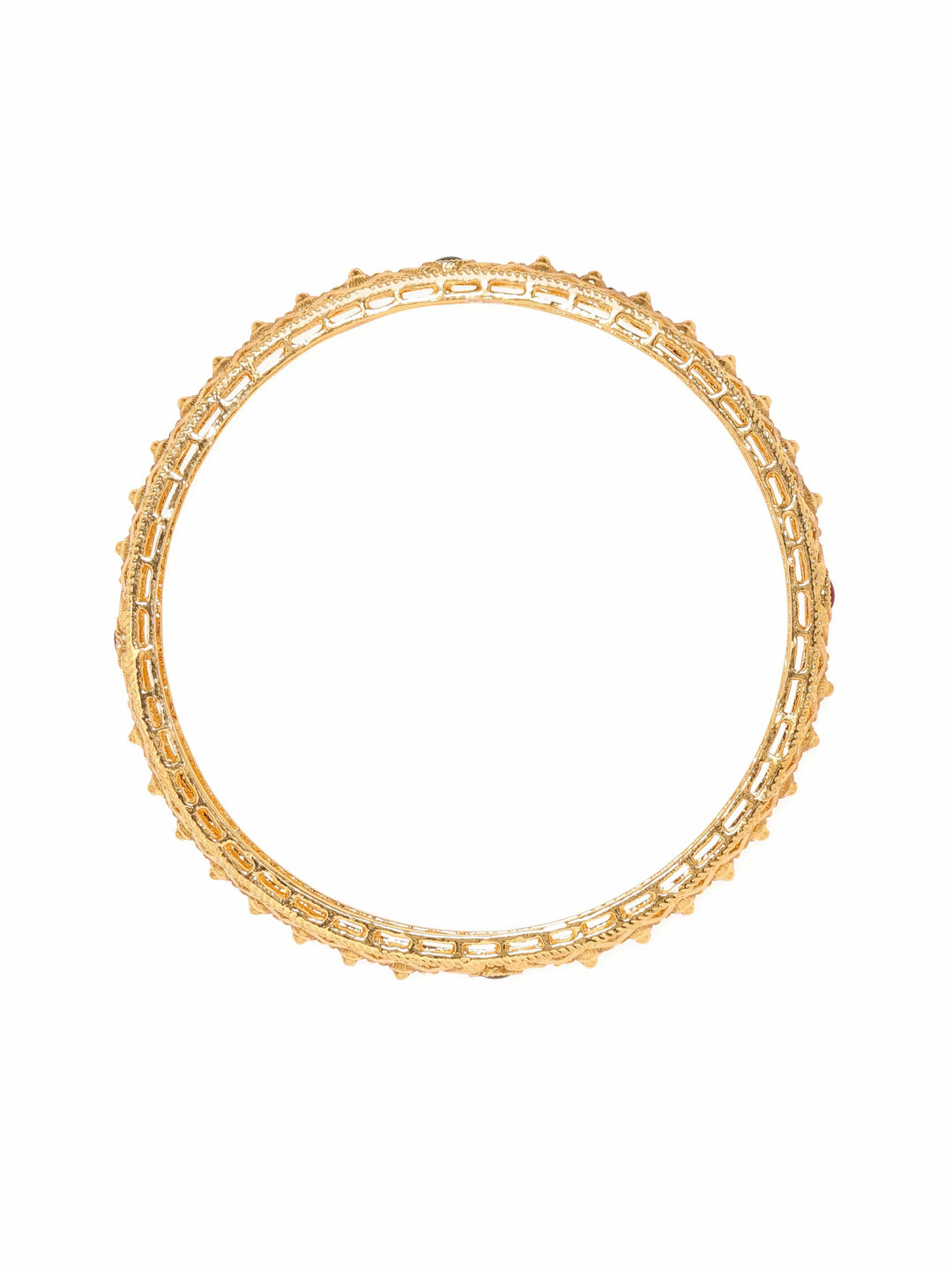 Rubans Set of 6, 22K Gold Plated Filigree Handcrafted Gold Bangles Bangles & Bracelets