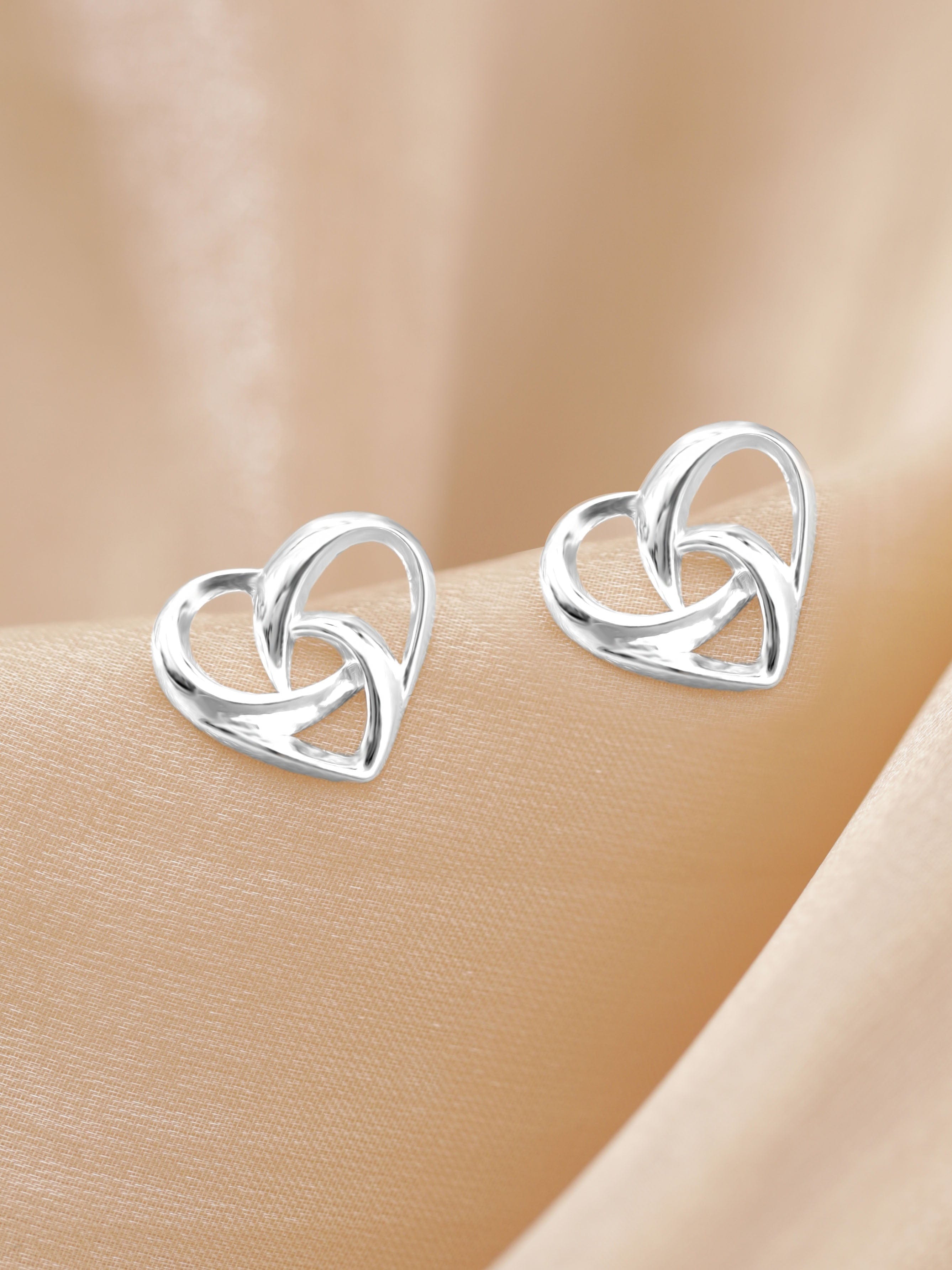 Heart clearance shaped studs