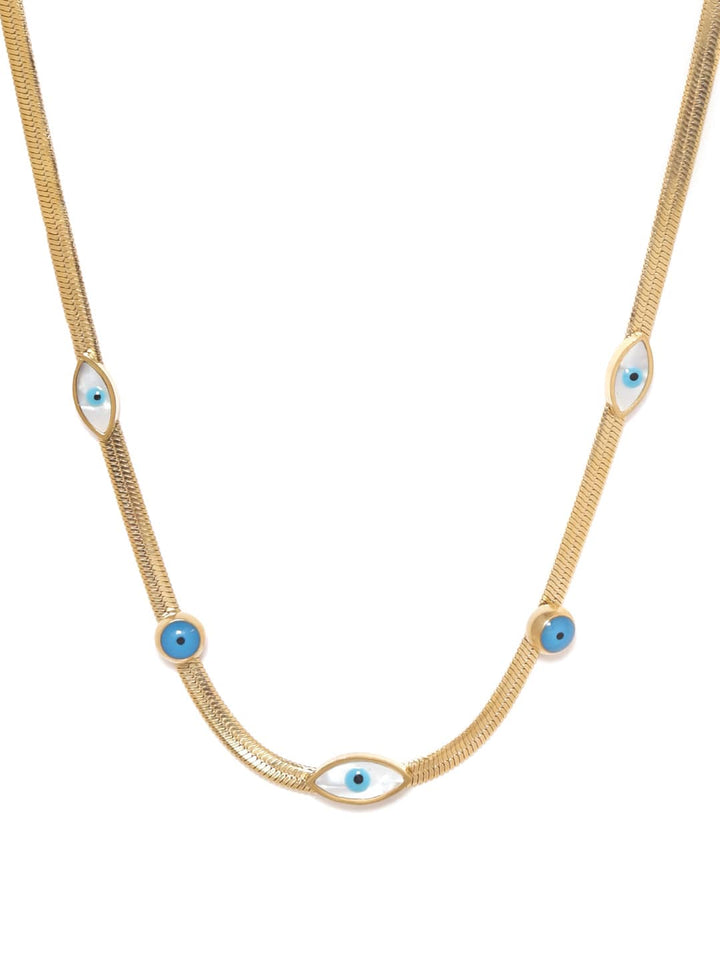 Rubans Voguish Gilded Adornments Gold Tone Necklace Necklace