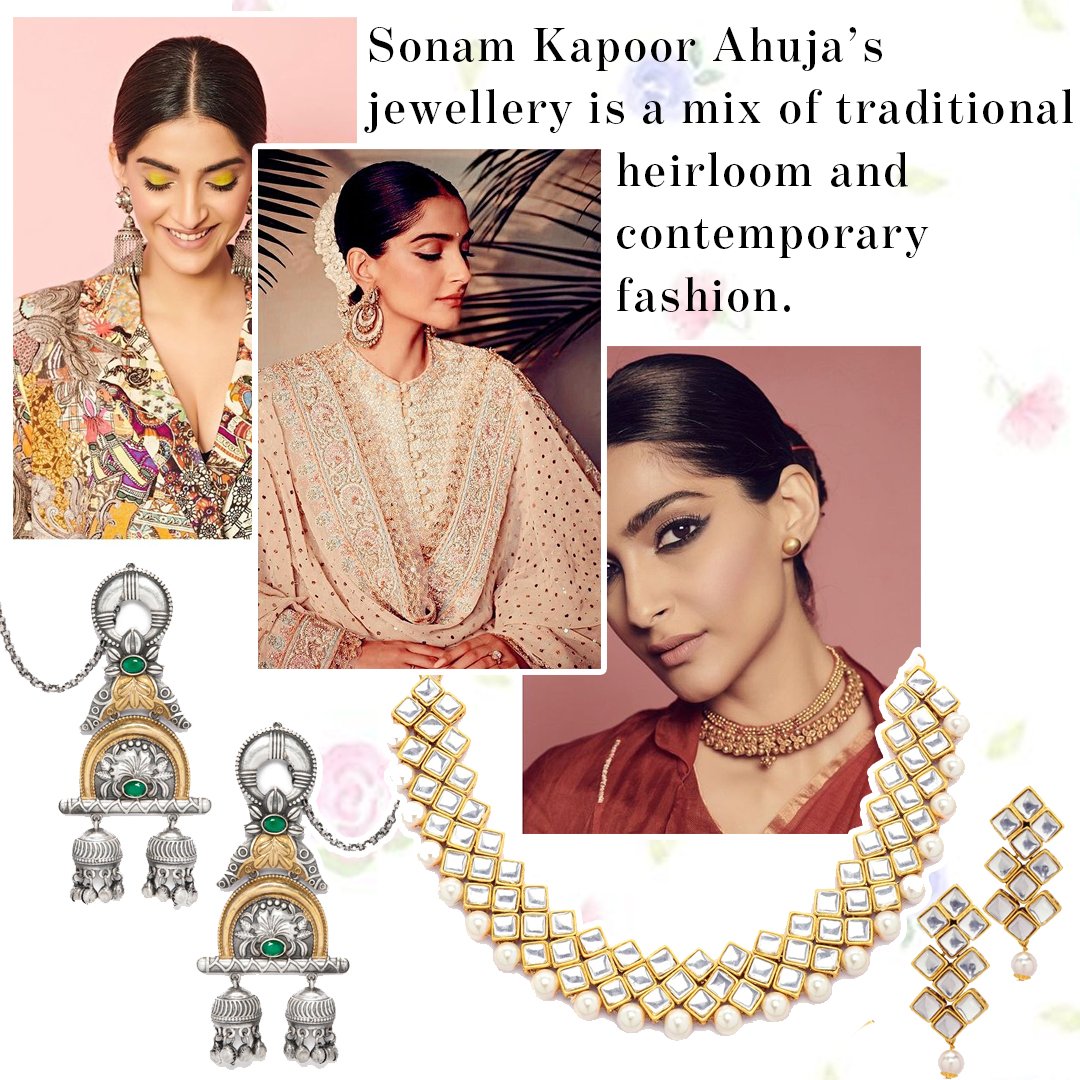Sonam Kapoor Ahuja’s jewellery is a mix of traditional heirloom and contemporary fashion - Rubans