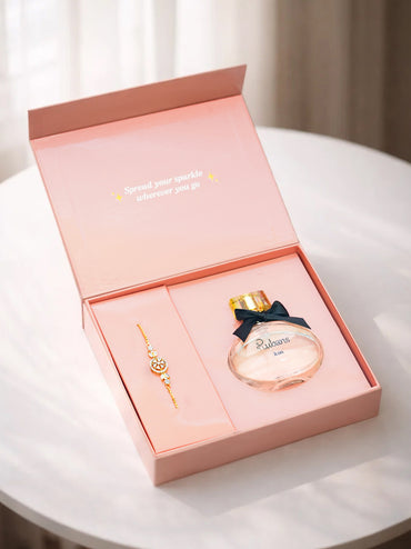 Delicate Flora Bracelet & Perfume Gift Box