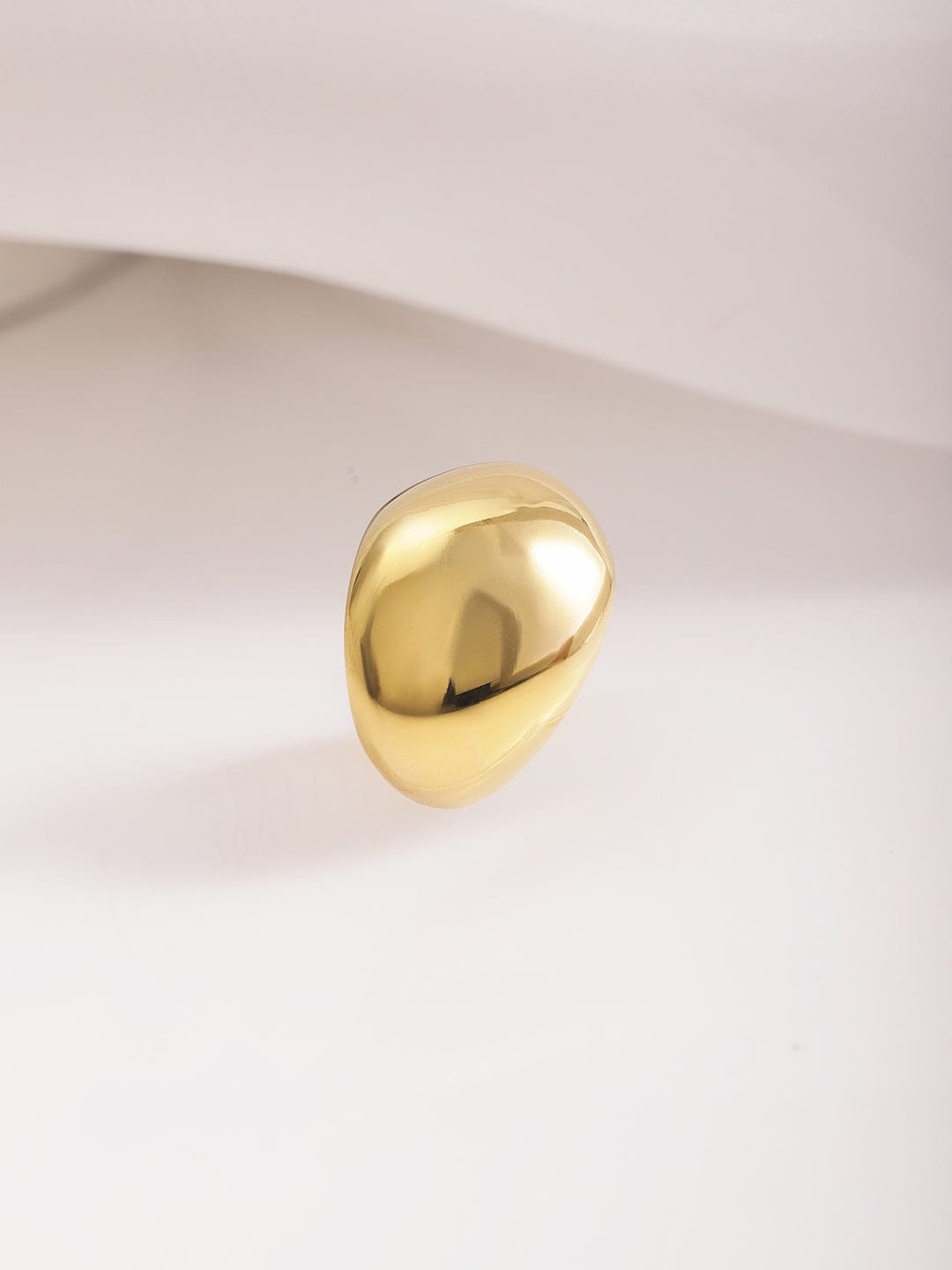 18 KT Gold-Plated Stainles Steel Waterproof Ring Ring