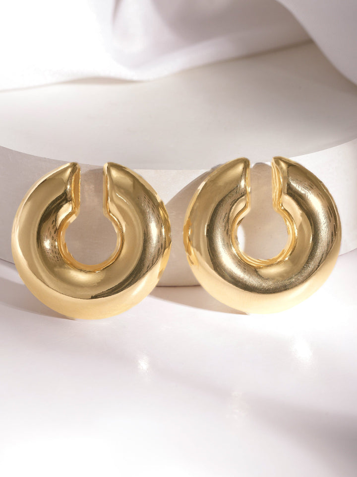 18k Gold plated Tarnish free water proof  Luxurious Lullaby cuff Earring Earrings