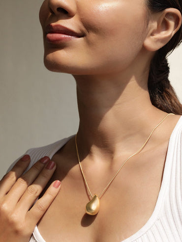 18k Gold plated tarnish free water proof stainless Golden Fortitude Necklace Necklace