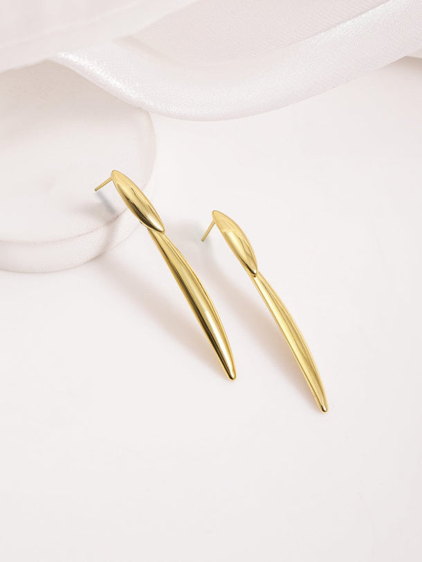 18KT Gold Plated Stainles Steel  Tarnish Free Waterproof Demi-Fine Drop Earrings Drop Earring