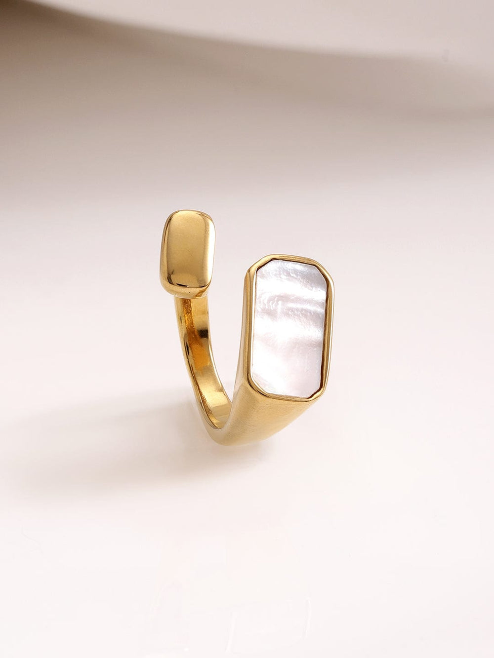 18KT Gold Plated Stainles Steel  Tarnish Free Waterproof Demi-Fine Finger Ring Rings