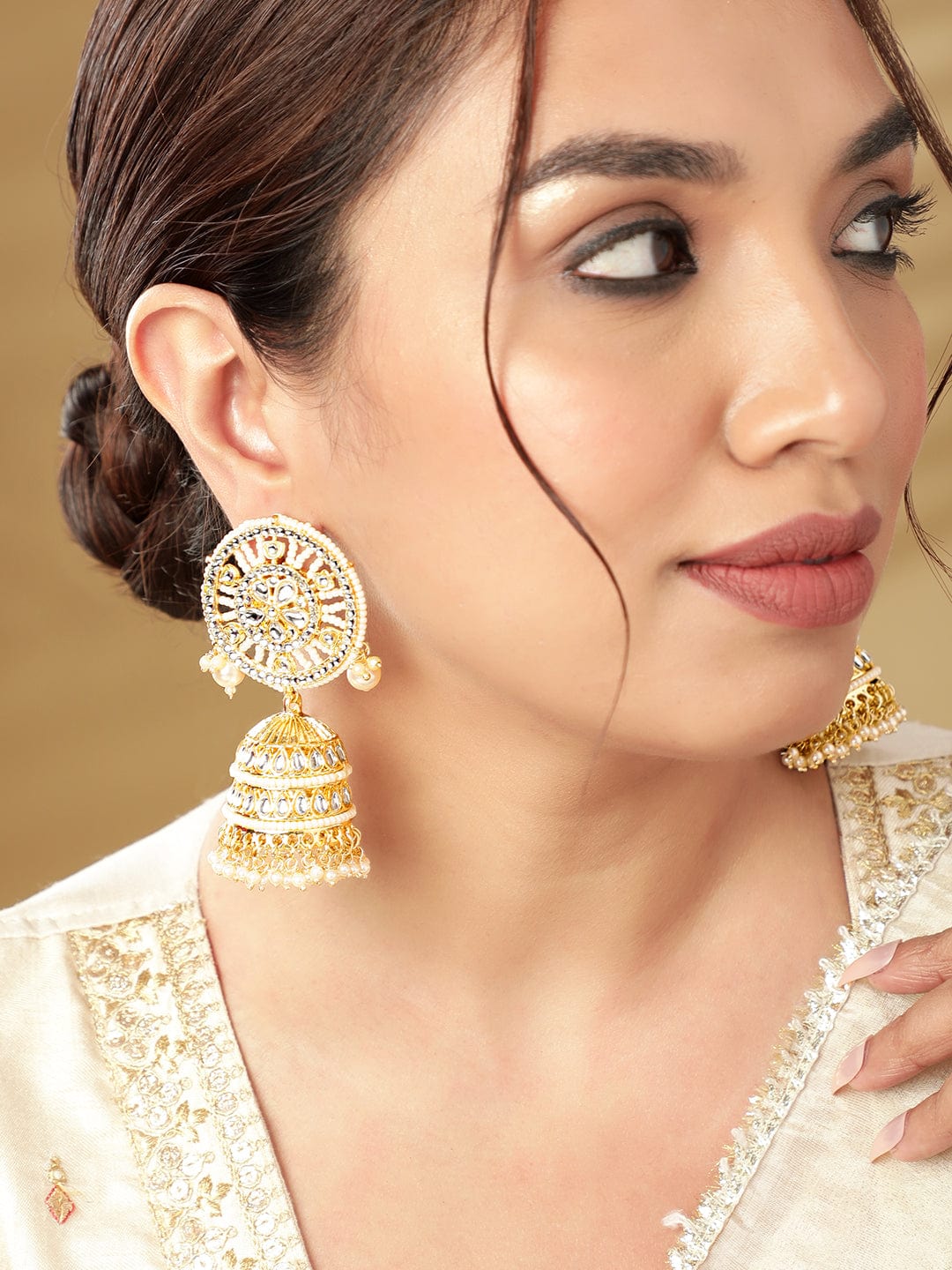 The Allure of Indian Gold Jhumka Earrings: An Epitome of Beauty