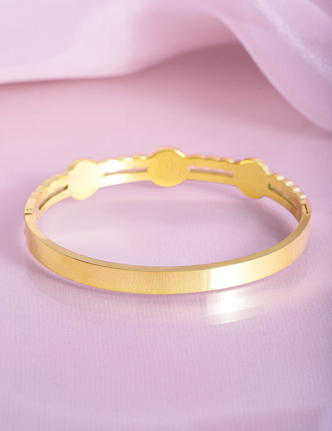 22K Gold Plated Stainless Steel Tarnish-Free Waterproof Evil Eye Enamel Bracelet Bracelet