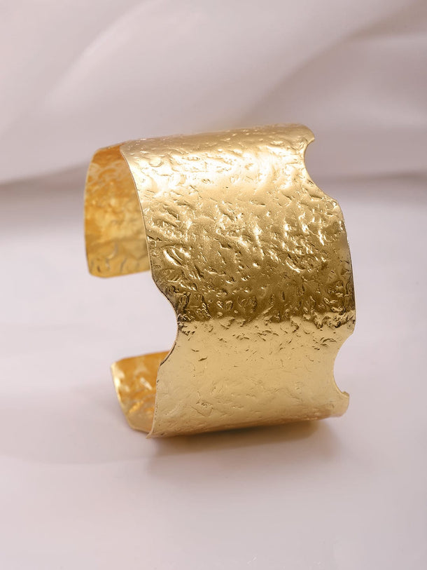 22KT Gold Plated  Brass Cuff Bracelet Bangles & Bracelets