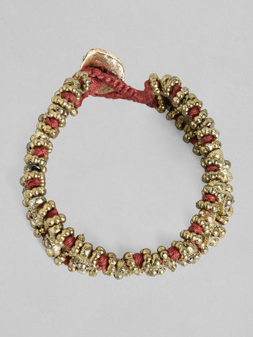 Rubans Voguish Antique Polished Red coloured Bracelet.