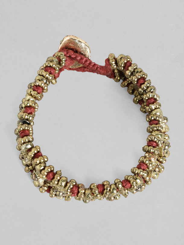 Rubans Voguish Antique Polished Red coloured Bracelet.