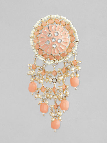 Peach Dawn Dangler Earrings