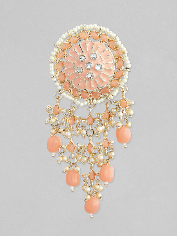 Peach Dawn Dangler Earrings