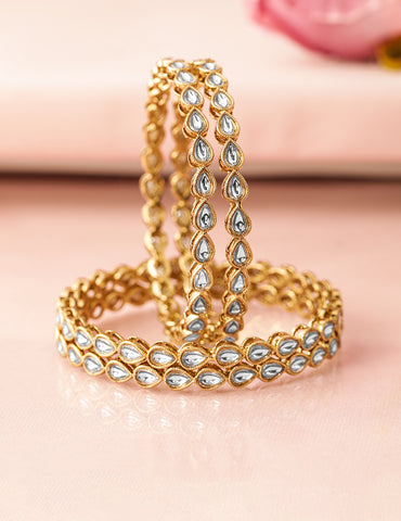 Eternal Royal Kundan Glow Bangles