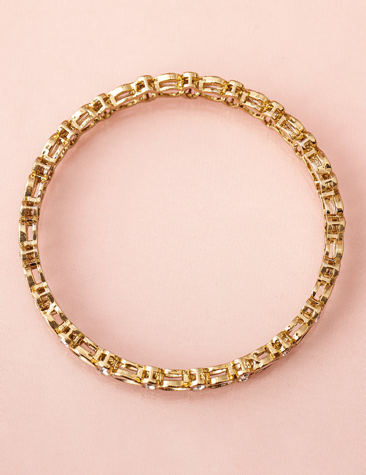 Ivory Elegance White Kundan Bangles