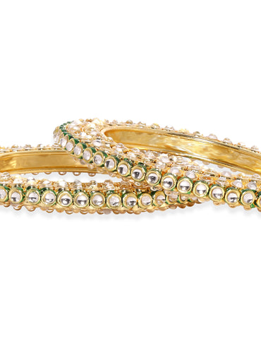 Kundan Aura Bangle Set