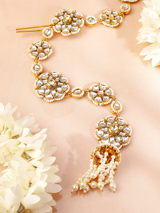 Whisper of White Radiance Braid Brooch