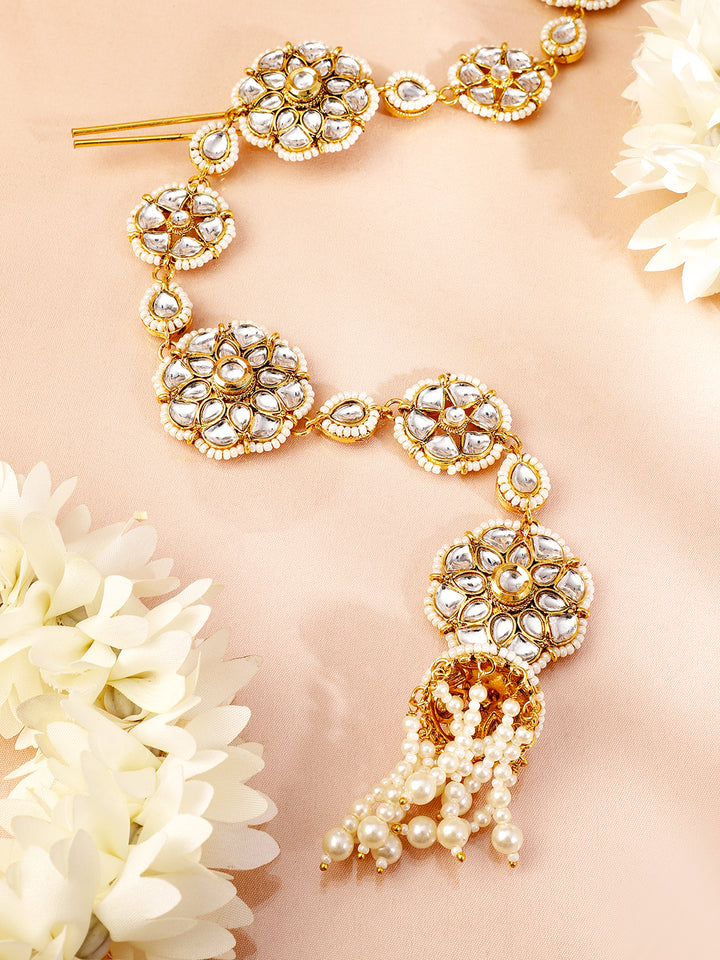 Whisper of White Radiance Braid Brooch