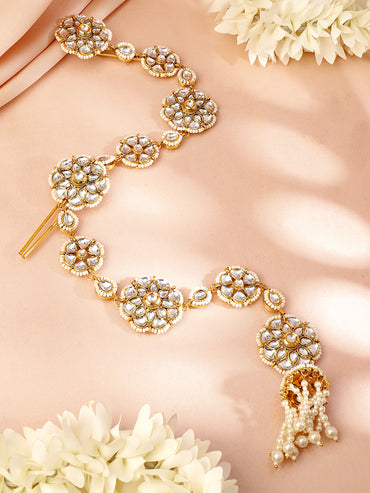 Whisper of White Radiance Braid Brooch