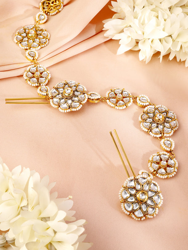 Whisper of White Radiance Braid Brooch