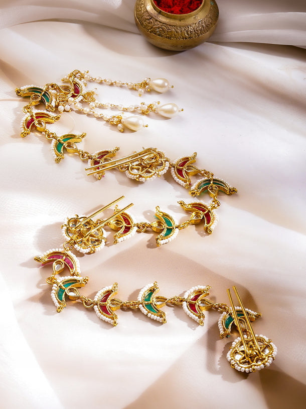 Royal Hues Festive Hair Brooch