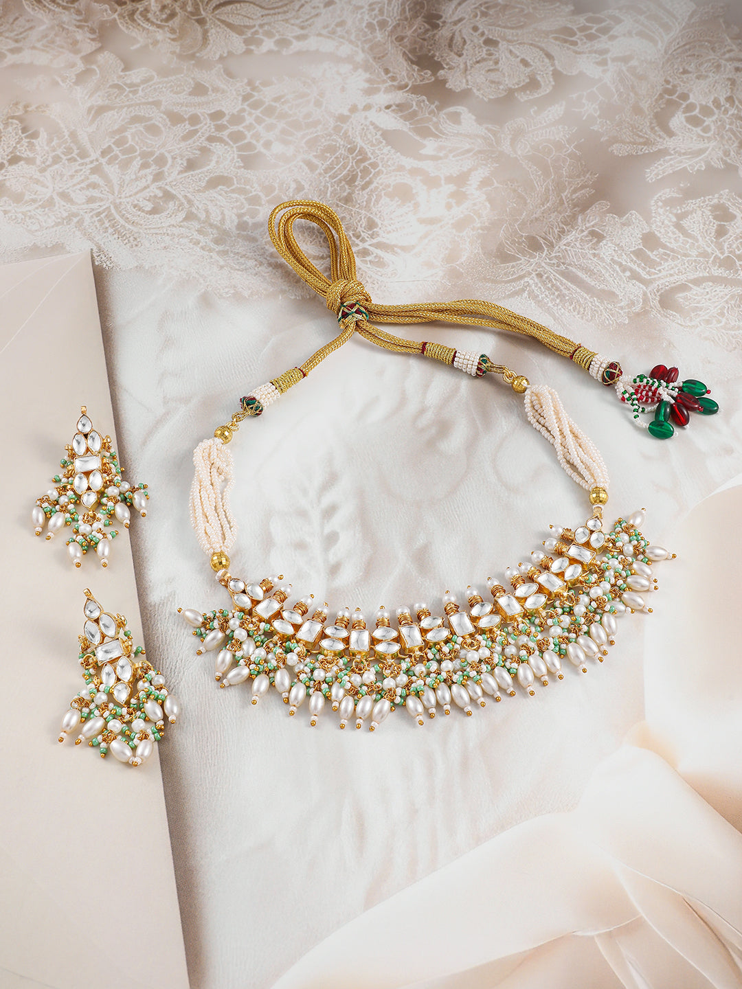 Handcrafted Kundan Choker Set