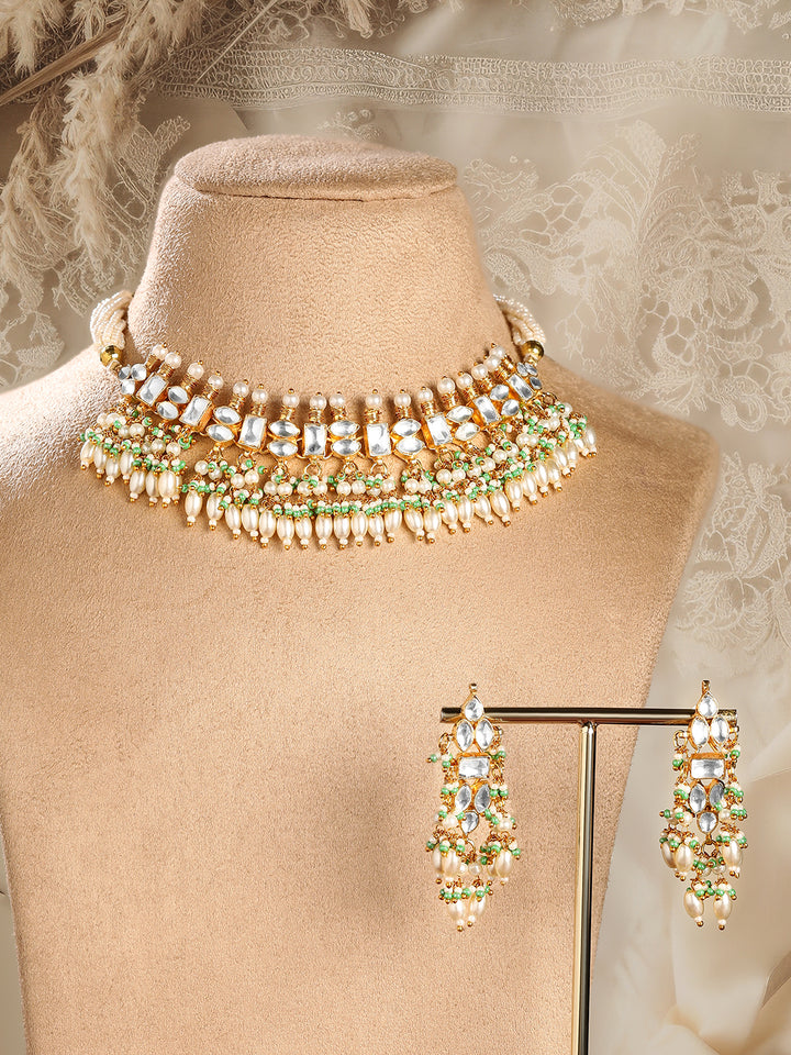 Handcrafted Kundan Choker Set