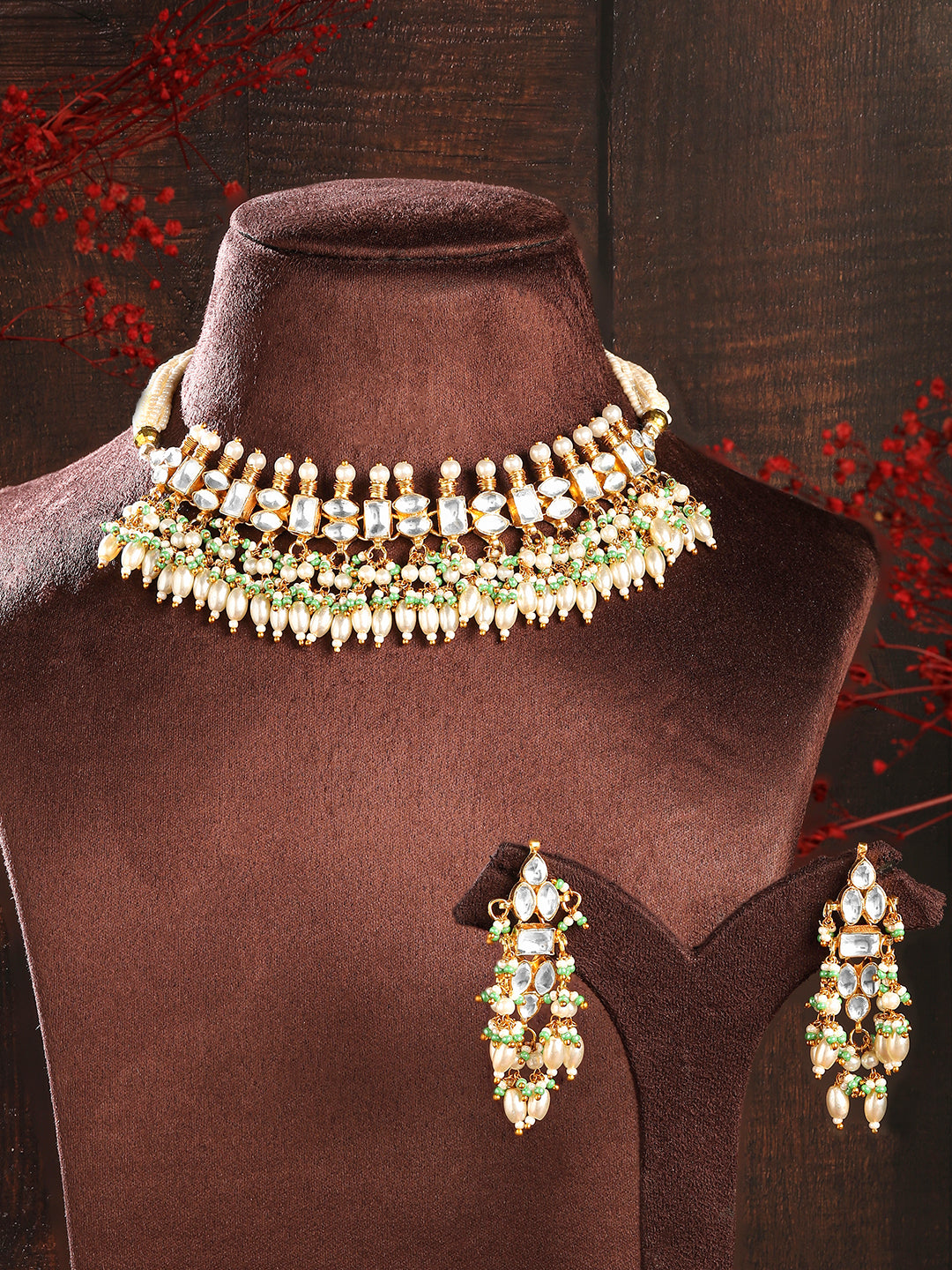 Handcrafted Kundan Choker Set