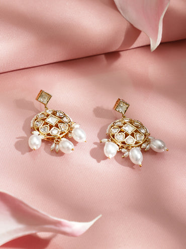 Gold Tone Kundan Choker Set