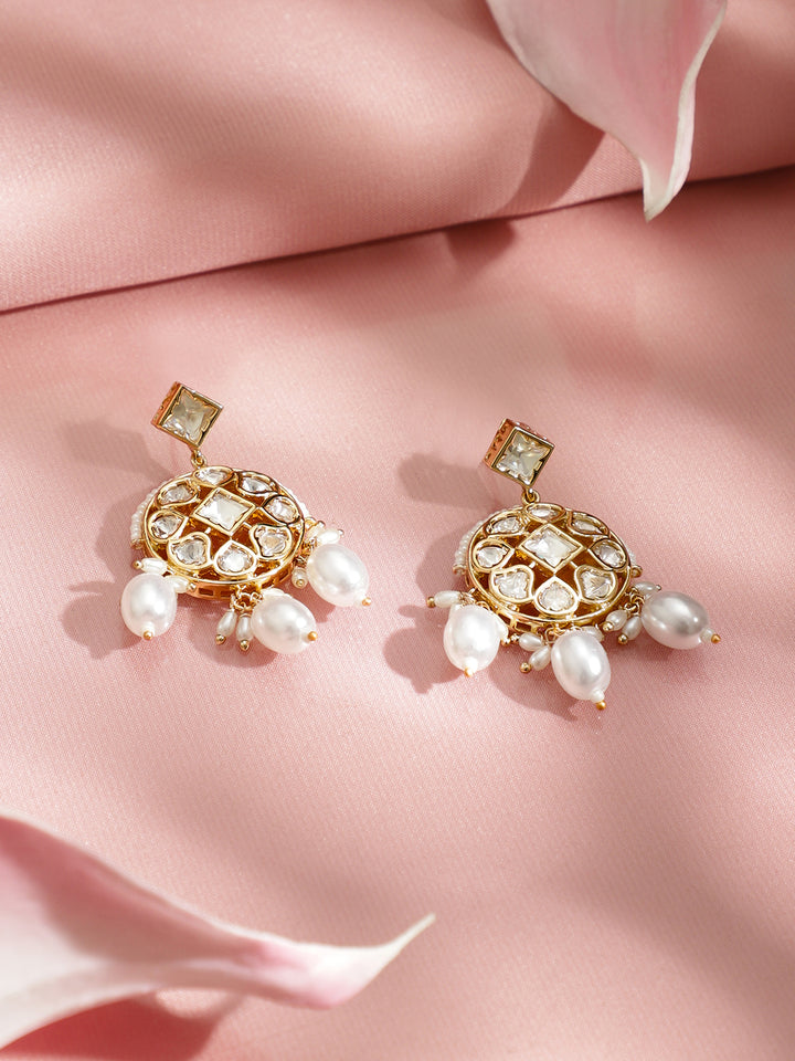 Gold Tone Kundan Choker Set