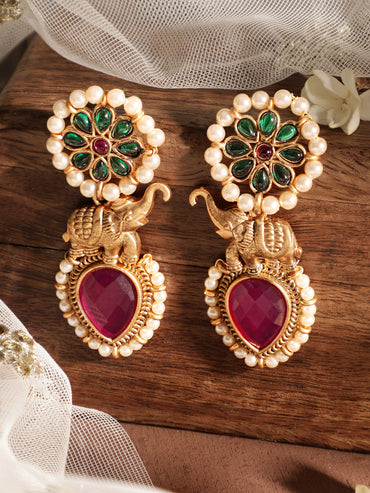 Ruby & Emerald Royal Elephant Drops