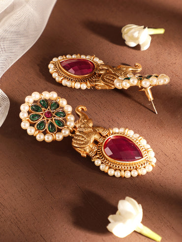 Ruby & Emerald Royal Elephant Drops