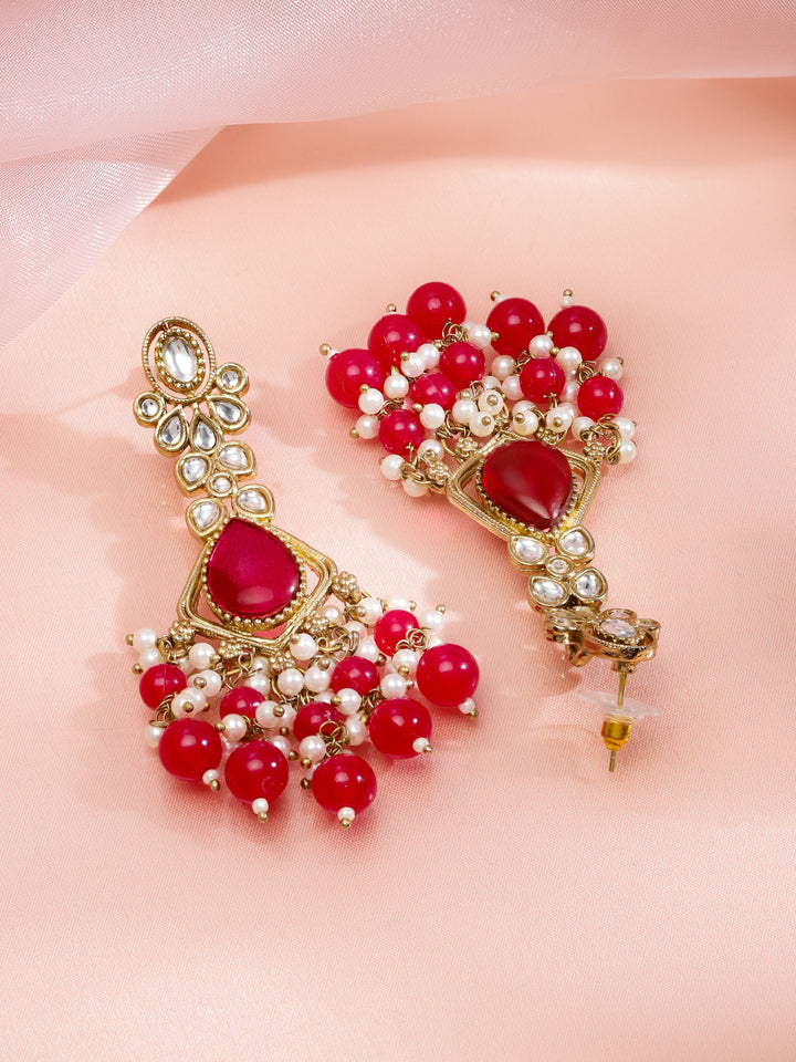 Vibrant Pink Ethnic Dangler