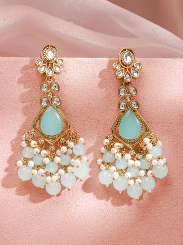 Whispers of Mint Dangler Earrings