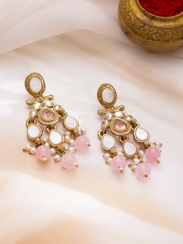 Opulent Ivory Blush Chandelier