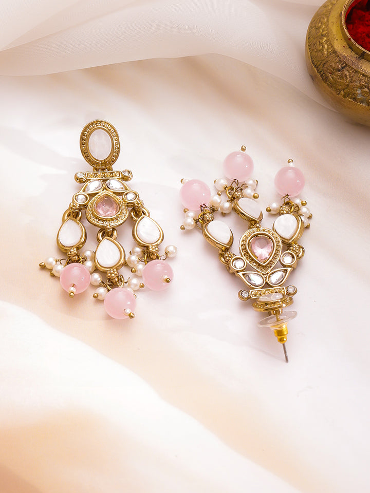 Opulent Ivory Blush Chandelier