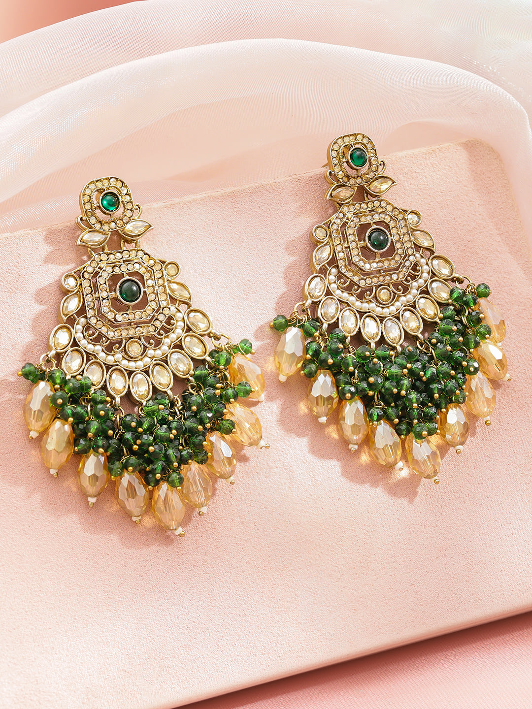 Royal Green Glow Chandelier