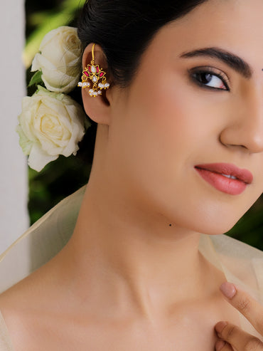 Classic Pink Tone Floral Drops