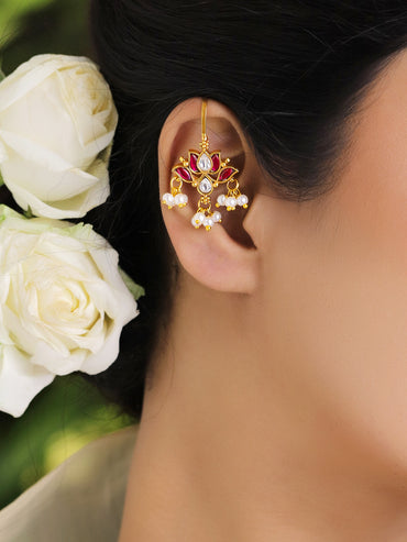 Classic Pink Tone Floral Drops