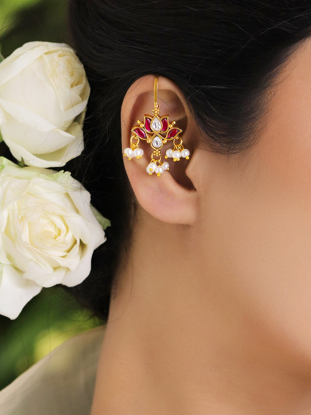 Classic Pink Tone Floral Drops