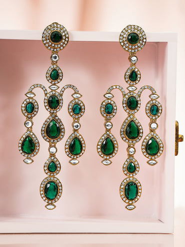 Emerald Muse of Tradition Danglers