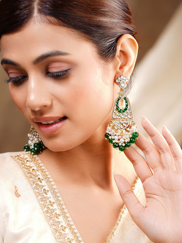 Emerald Dreams Chandelier Earrings