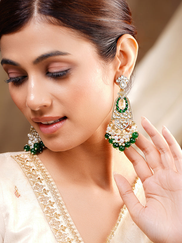 Emerald Dreams Chandelier Earrings