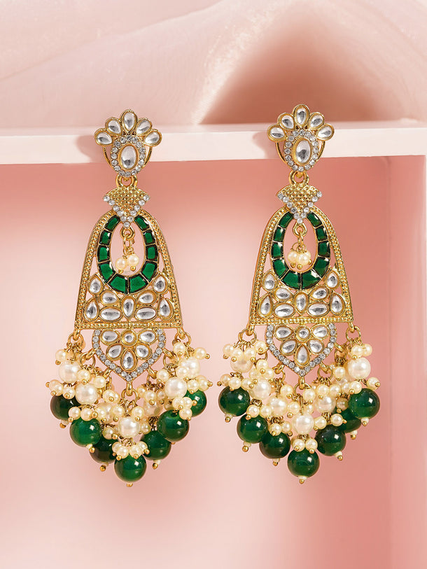 Emerald Dreams Chandelier Earrings