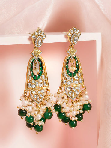 Emerald Dreams Chandelier Earrings