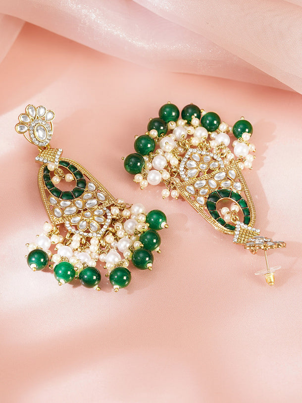 Emerald Dreams Chandelier Earrings