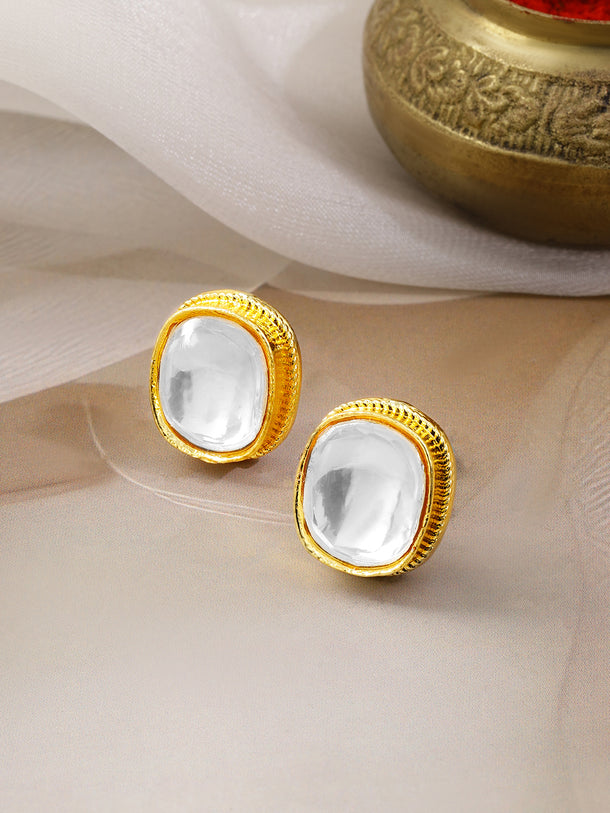 Classic Framed Kundan Studs